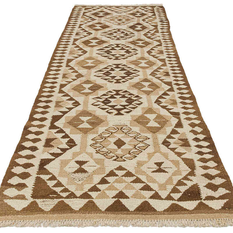 Vintage Tribal Kilim Runner - 3' 5" x 10'  (41" x 120") - K0060116