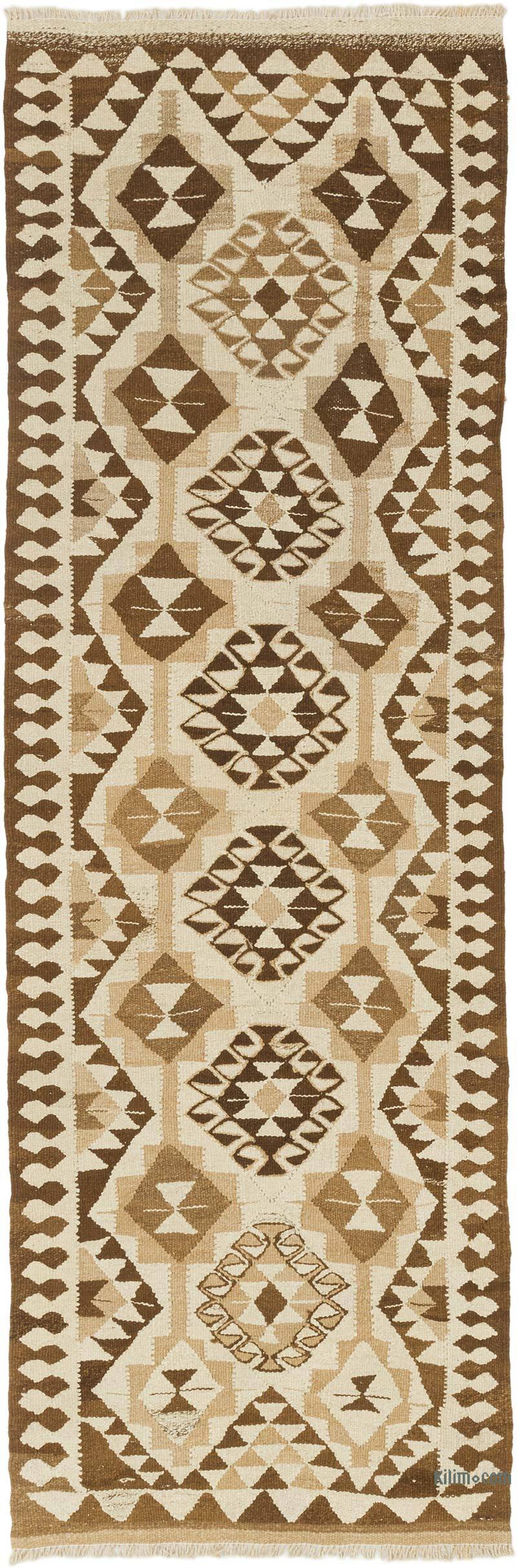 Vintage Tribal Kilim Runner - 3' 5" x 10'  (41" x 120") - K0060116