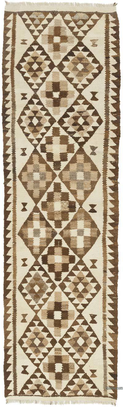 Vintage Anadolu Kilim Yolluk - 85 cm x 275 cm