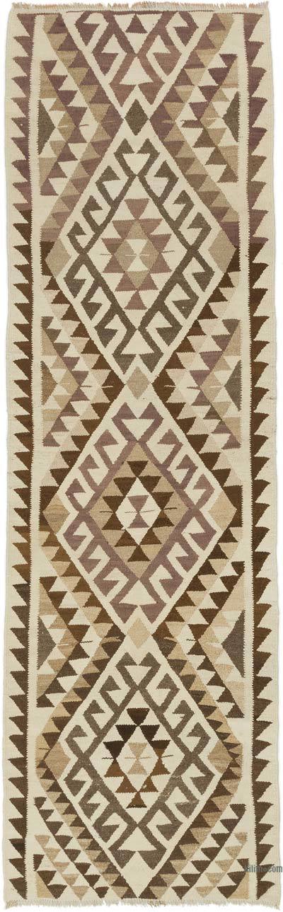 Vintage Anadolu Kilim Yolluk - 100 cm x 315 cm