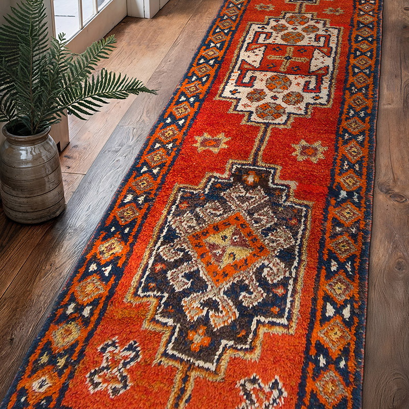 Vintage Anadolu Yolluk - 95 cm x 339 cm - K0060129