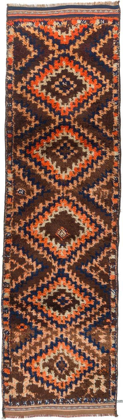 Vintage Tribal Runner Rug - 3' 2" x 11' 3" (38" x 135")