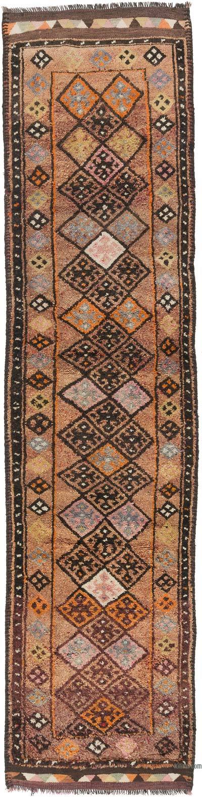 Vintage Tribal Runner Rug - 2' 10" x 11' 8" (34" x 140")