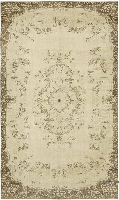 Vintage Turkish Hand-Knotted Rug - 6' 1" x 10' 2" (73" x 122")