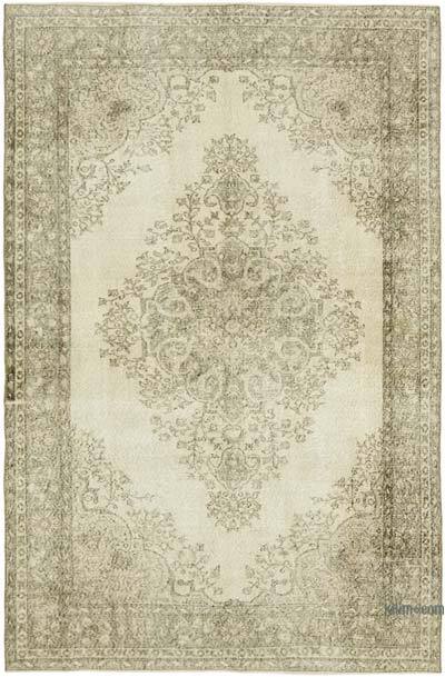 Vintage Turkish Hand-Knotted Rug - 5' 9" x 8' 8" (69" x 104")