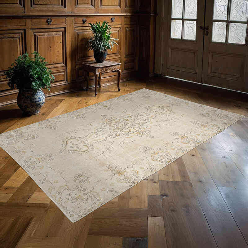 El Dokuma Vintage Halı - 167 cm x 260 cm - K0060162