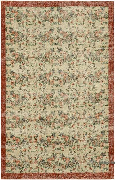 El Dokuma Vintage Halı - 196 cm x 308 cm