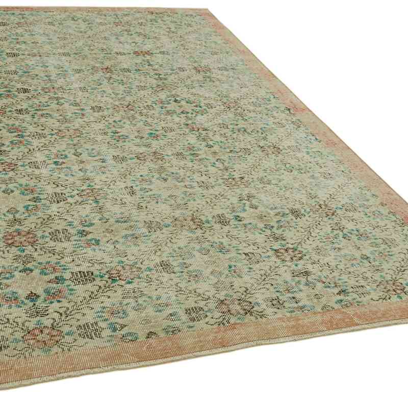 Alfombra Vintage Turca Anudada a Mano - 178 cm x 287 cm - K0060173
