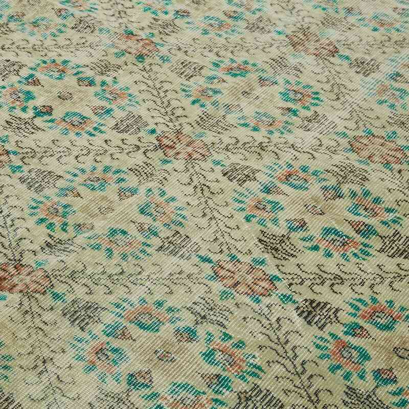 Alfombra Vintage Turca Anudada a Mano - 178 cm x 287 cm - K0060173
