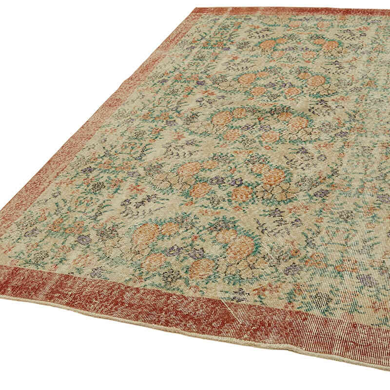 Alfombra Vintage Turca Anudada a Mano - 166 cm x 277 cm - K0060179