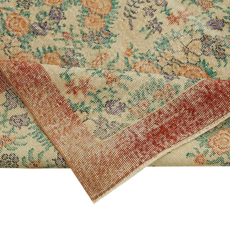 Alfombra Vintage Turca Anudada a Mano - 166 cm x 277 cm - K0060179