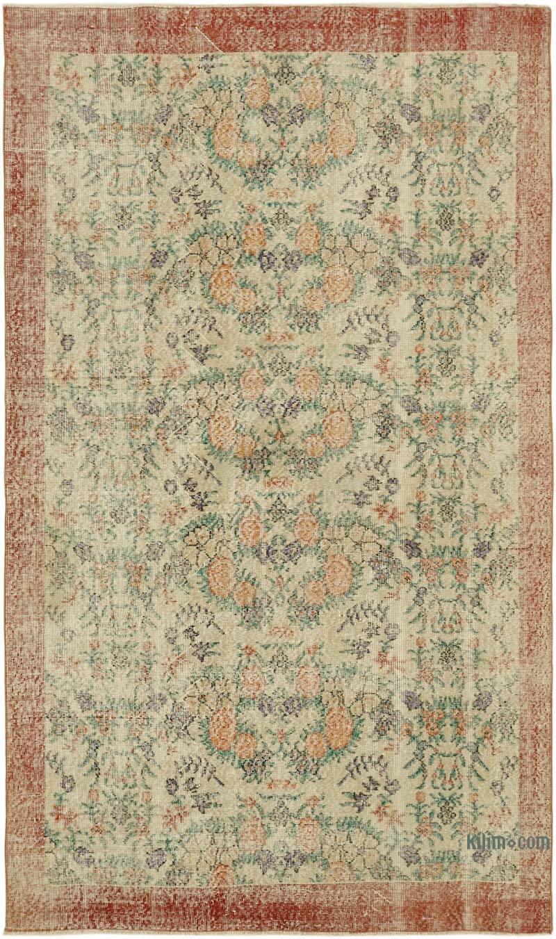 Alfombra Vintage Turca Anudada a Mano - 166 cm x 277 cm - K0060179