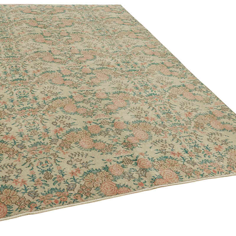 Vintage Turkish Hand-Knotted Rug - 6' 1" x 9' 4" (73" x 112") - K0060184