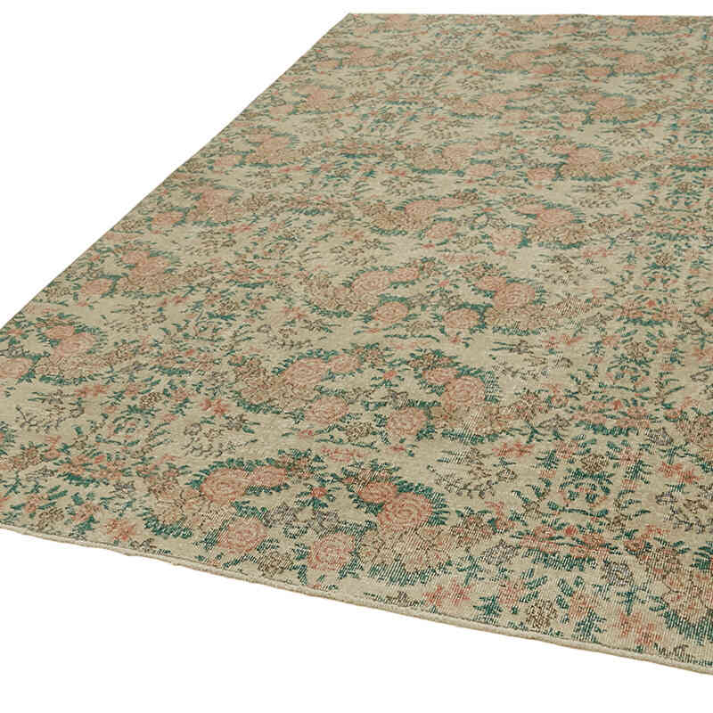 Vintage Turkish Hand-Knotted Rug - 6' 1" x 9' 4" (73" x 112") - K0060184