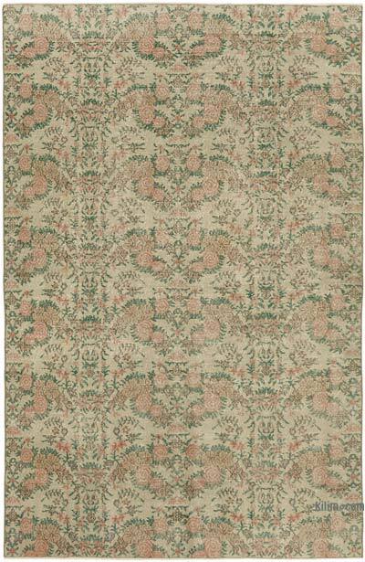 Vintage Turkish Hand-Knotted Rug - 6' 1" x 9' 4" (73" x 112")