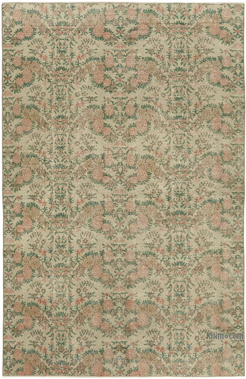 Vintage Turkish Hand-Knotted Rug - 6' 1" x 9' 4" (73" x 112") - K0060184