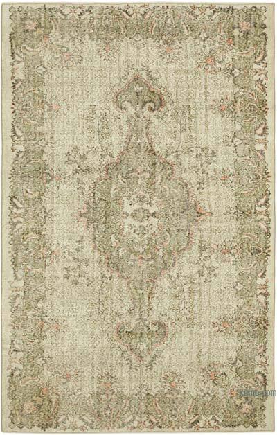 El Dokuma Vintage Halı - 190 cm x 295 cm