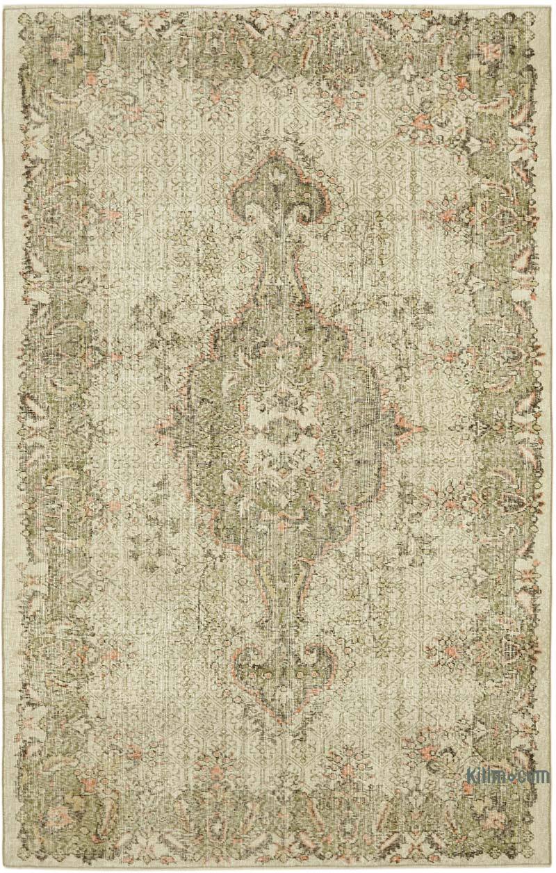El Dokuma Vintage Halı - 190 cm x 295 cm - K0060188
