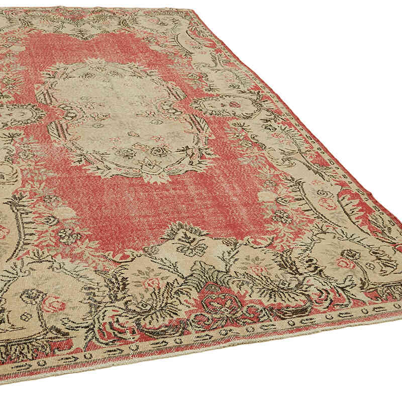 Vintage Turkish Hand-Knotted Rug - 5' 10" x 10' 4" (70" x 124") - K0060202