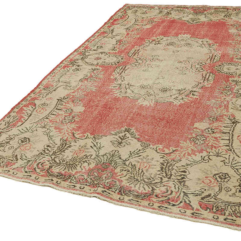 Vintage Turkish Hand-Knotted Rug - 5' 10" x 10' 4" (70" x 124") - K0060202