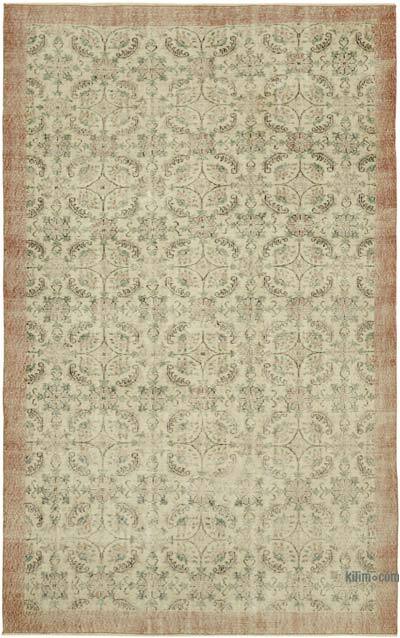 Vintage Turkish Hand-Knotted Rug - 6' 2" x 9' 8" (74" x 116")
