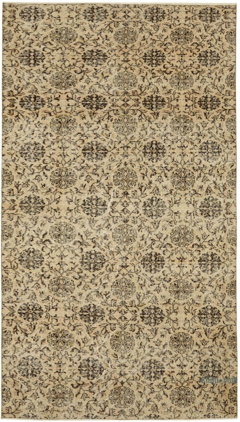 Alfombra Vintage Turca Anudada a Mano - 152 cm x 264 cm - K0060208