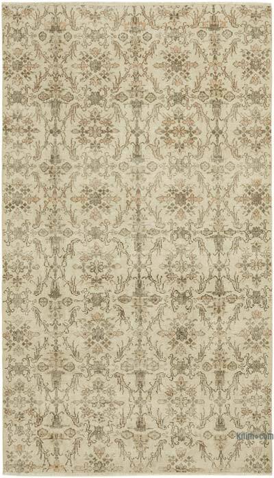 Vintage Turkish Hand-Knotted Rug - 5' 5" x 9' 2" (65" x 110")