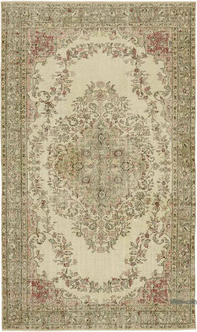 Alfombra Vintage Turca Anudada a Mano - 177 cm x 288 cm