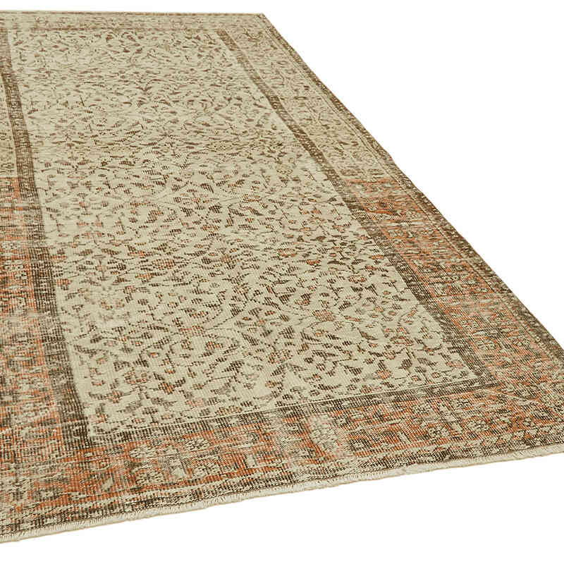 Alfombra Vintage Turca Anudada a Mano - 152 cm x 288 cm - K0060249