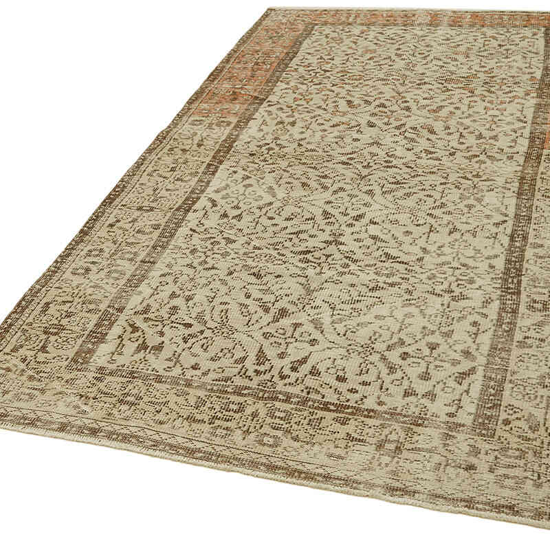 Alfombra Vintage Turca Anudada a Mano - 152 cm x 288 cm - K0060249
