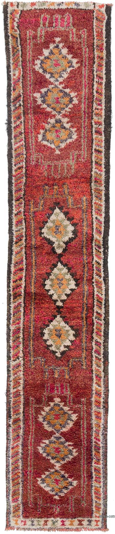 Vintage Tribal Runner Rug - 2' 10" x 14'  (34" x 168")