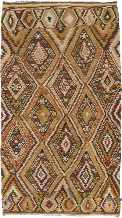 Vintage Kayseri Kilim Rug - 5' 11" x 10' 4" (71" x 124")