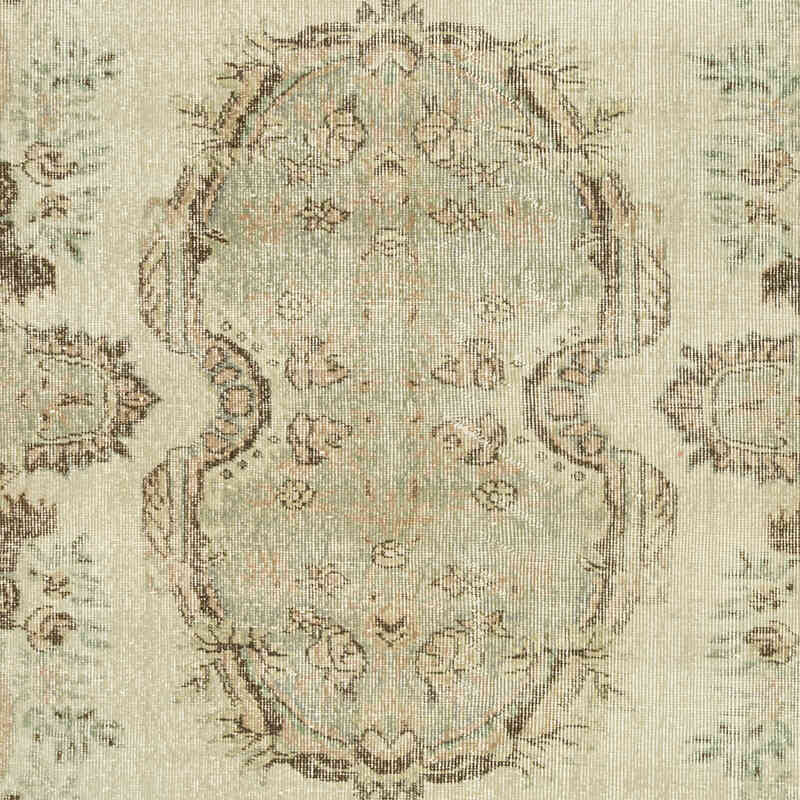 Vintage Turkish Hand-Knotted Rug - 5' 7" x 8' 8" (67" x 104") - K0060325