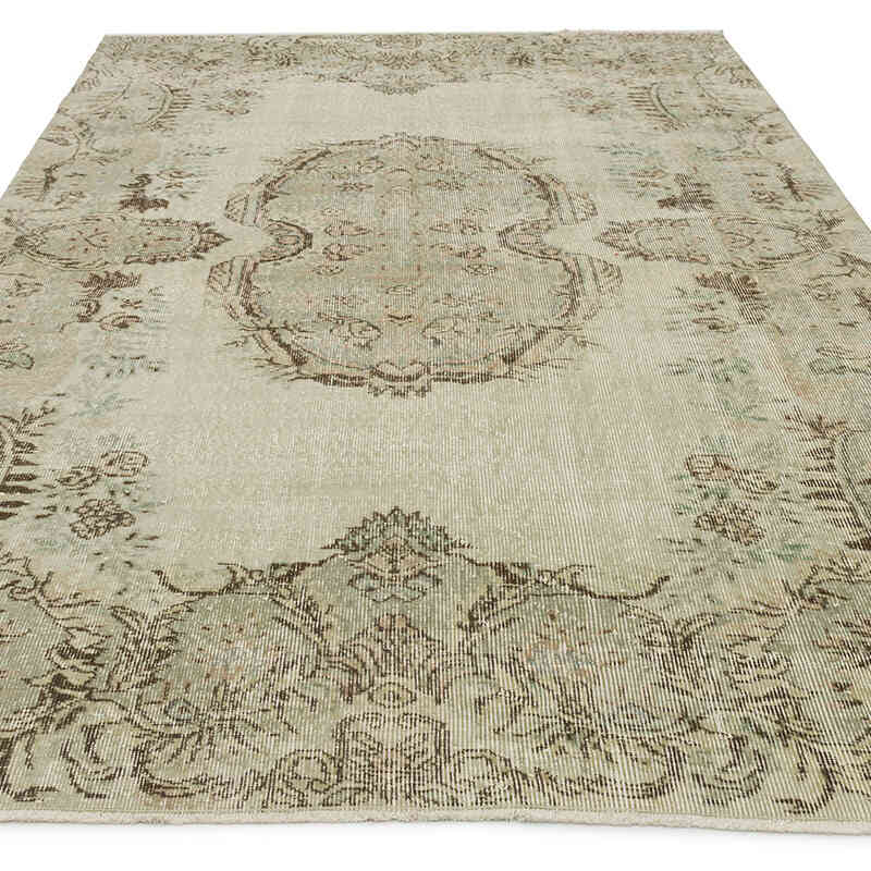 Vintage Turkish Hand-Knotted Rug - 5' 7" x 8' 8" (67" x 104") - K0060325