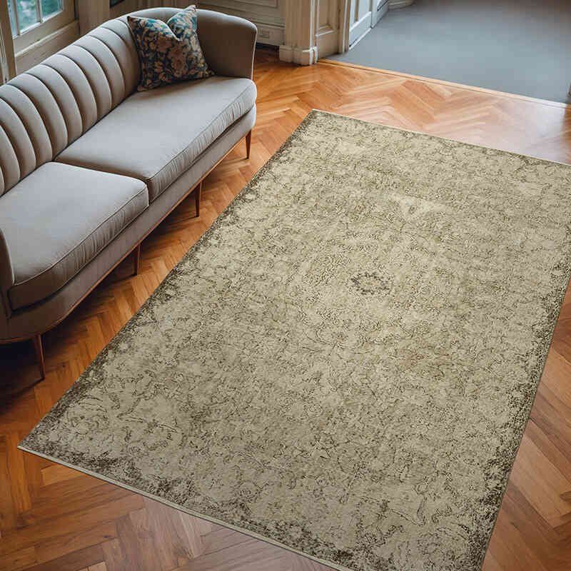 El Dokuma Vintage Halı - 192 cm x 290 cm - K0060326
