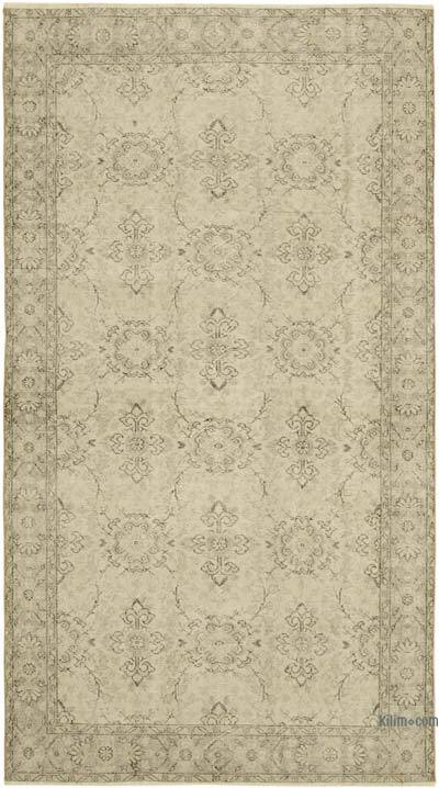 Vintage Turkish Hand-Knotted Rug - 5' 1" x 9' 1" (61" x 109")