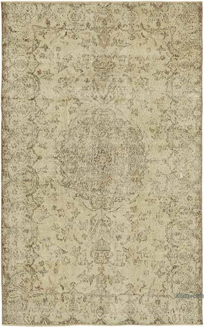 Vintage Turkish Hand-Knotted Rug - 6' 5" x 10' 3" (77" x 123")