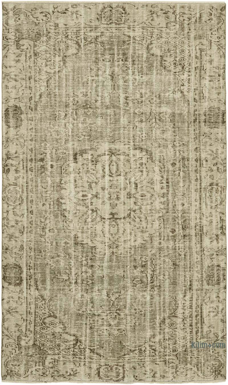 Vintage Turkish Hand-Knotted Rug - 5' 5" x 9'  (65" x 108") - K0060333