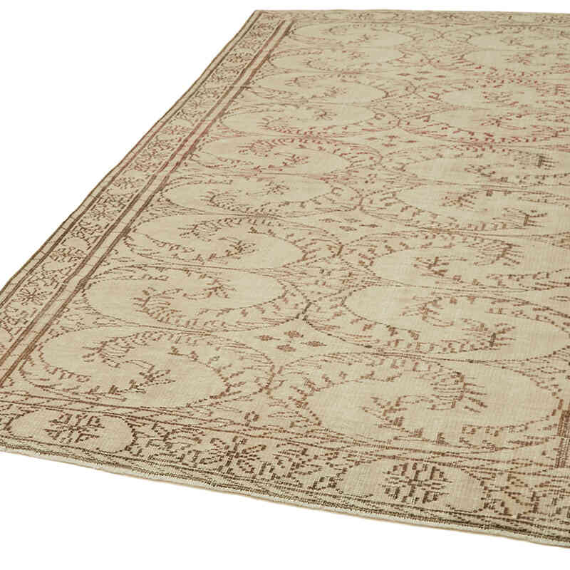 Vintage Turkish Hand-Knotted Rug - 5' 7" x 8' 11" (67" x 107") - K0060341