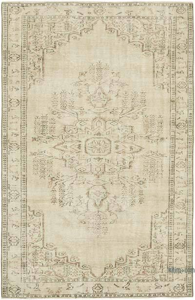 Vintage Turkish Hand-Knotted Rug - 5' 9" x 8' 10" (69" x 106")