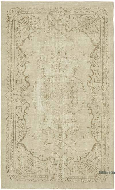 Vintage Turkish Hand-Knotted Rug - 5' 6" x 8' 11" (66" x 107")