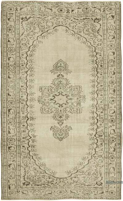 Alfombra Vintage Turca Anudada a Mano - 177 cm x 287 cm