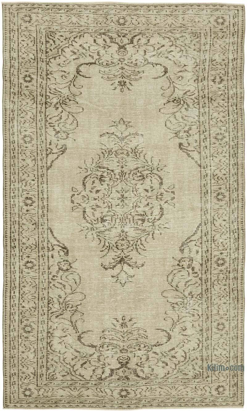 Alfombra Vintage Turca Anudada a Mano - 164 cm x 269 cm - K0060353