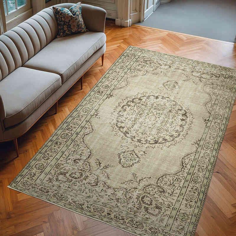 El Dokuma Vintage Halı - 180 cm x 284 cm - K0060354