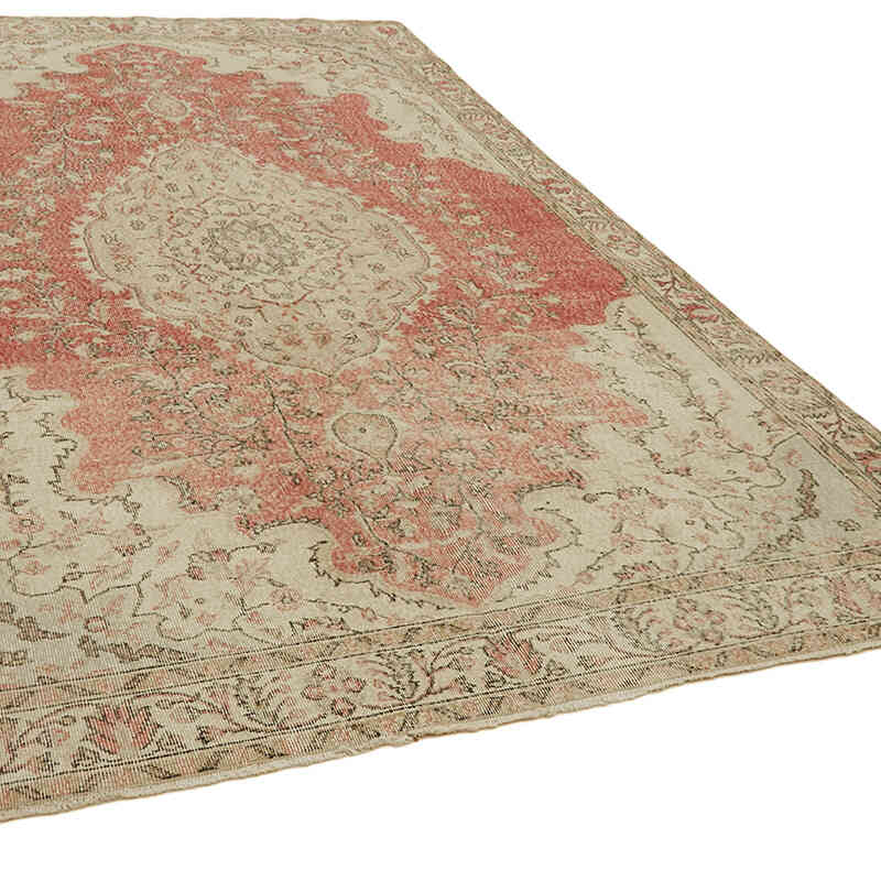 Alfombra Vintage Turca Anudada a Mano - 198 cm x 324 cm - K0060364