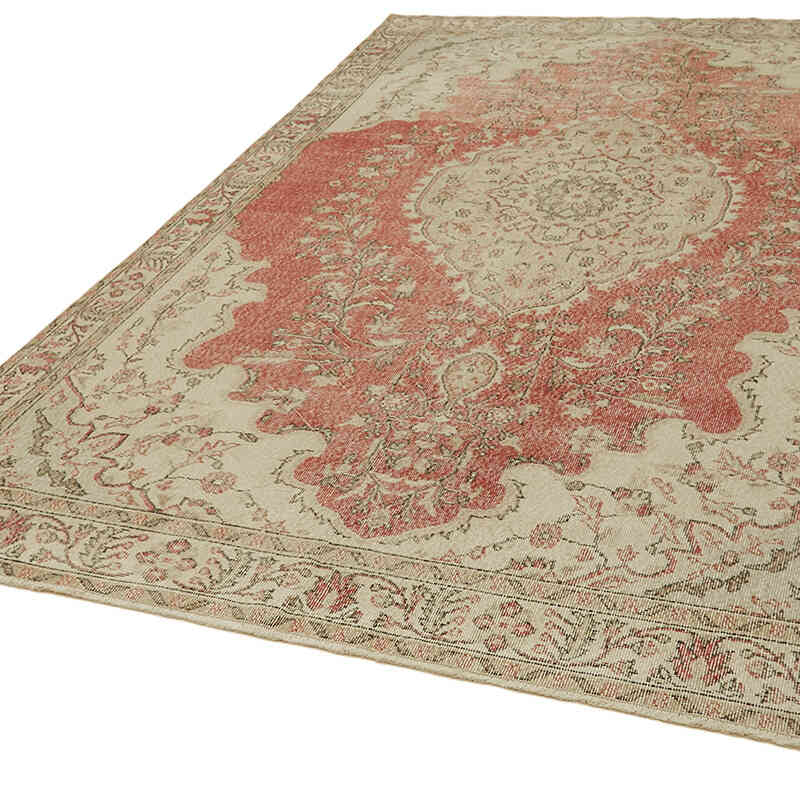 Alfombra Vintage Turca Anudada a Mano - 198 cm x 324 cm - K0060364