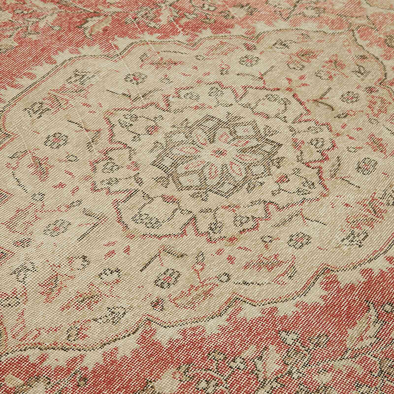 Alfombra Vintage Turca Anudada a Mano - 198 cm x 324 cm - K0060364