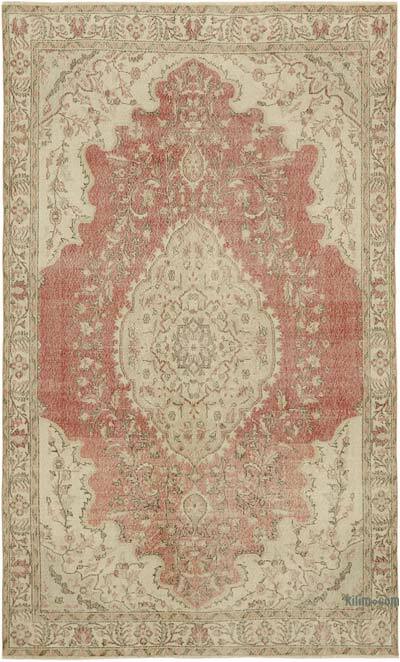 Vintage Turkish Hand-Knotted Rug - 6' 6" x 10' 8" (78" x 128")