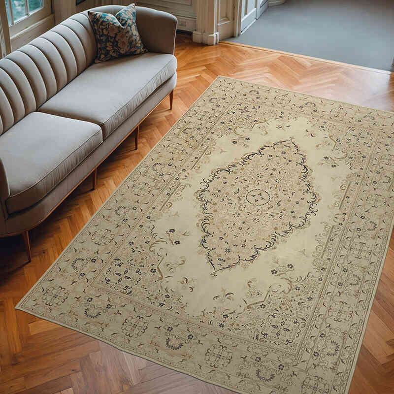 El Dokuma Vintage Halı - 213 cm x 314 cm - K0060371