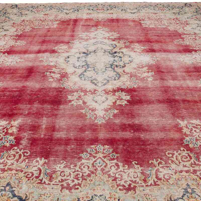 Vintage Hand-Knotted Oriental Rug - 9' 9" x 12' 8" (117" x 152") - K0060382